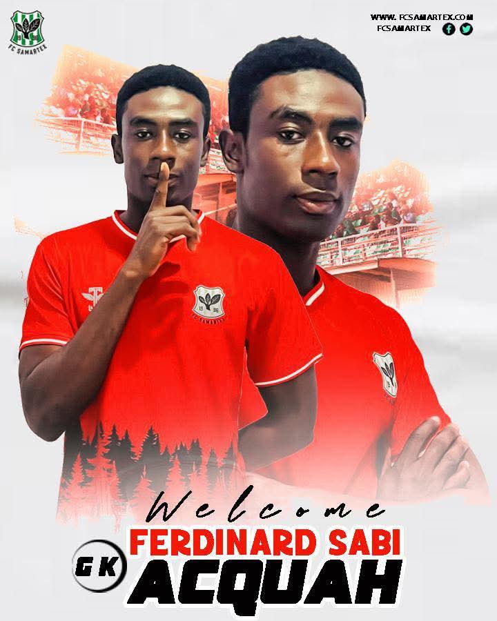 ShabanMo9's tweet image. 🚨Official; Former Nsoatreman FC, Kotoku Royals and WAFA SC goalkeeper Sabi Ferdinand Acquah has signed a three year deal with FC Samartex.