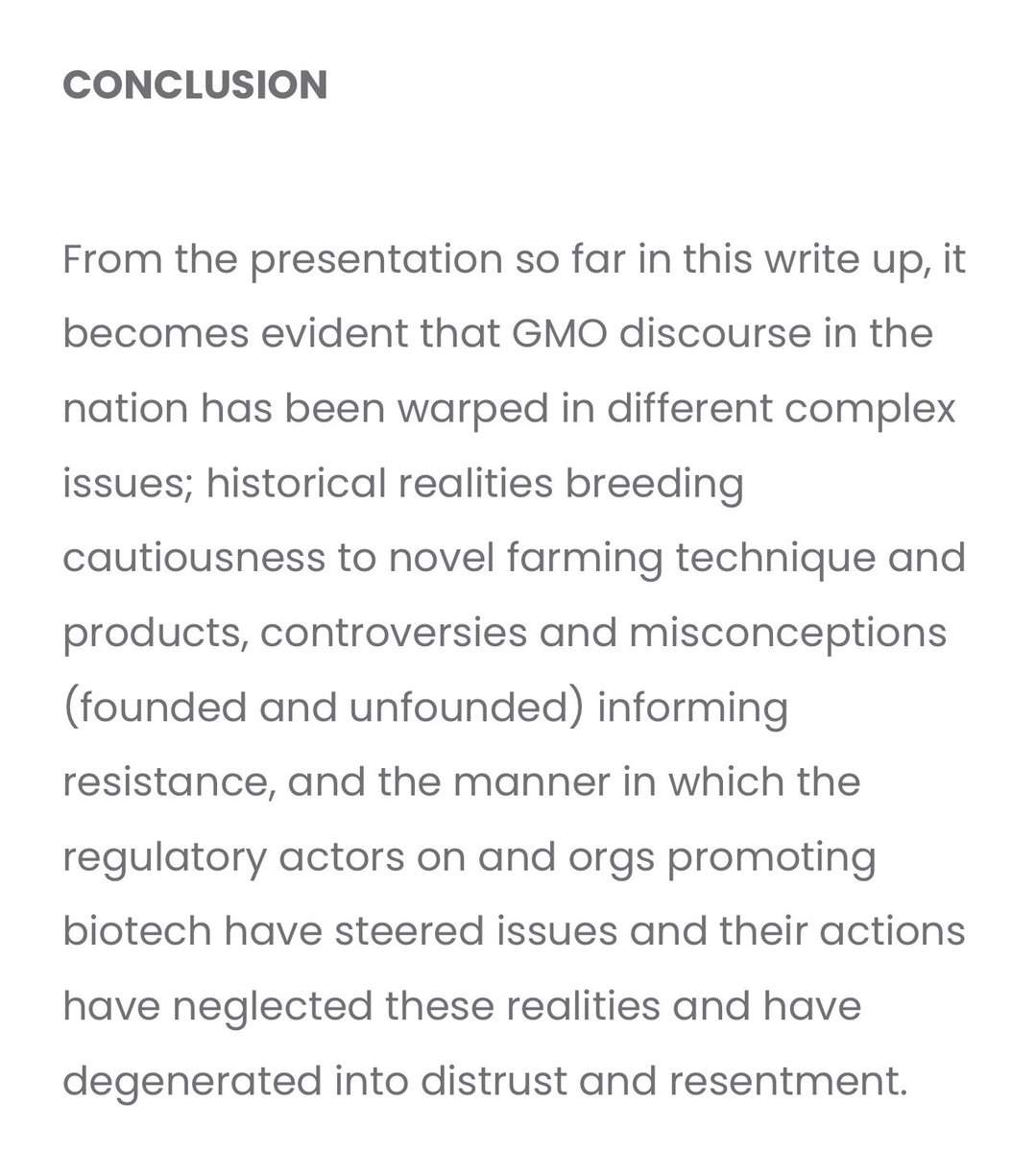 dlasgidifarmer's tweet image. conclusion and recommendation I gave at the end of the gmo article I wrote, shared.