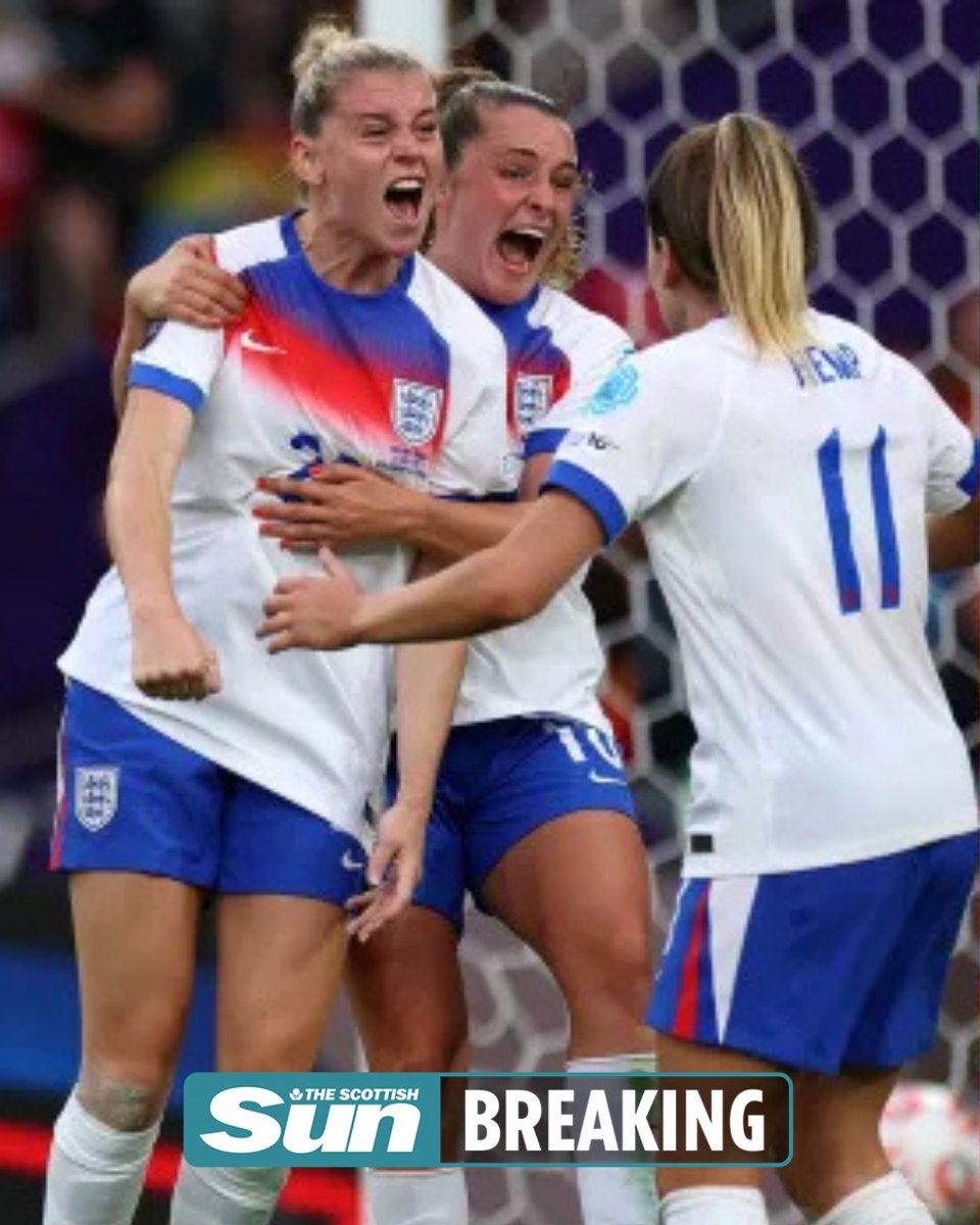 scotsunsport's tweet image. BREAKING: England beat Spain 3-1 on penalties in Euros final
thescottishsun.co.uk/sport/15138120…