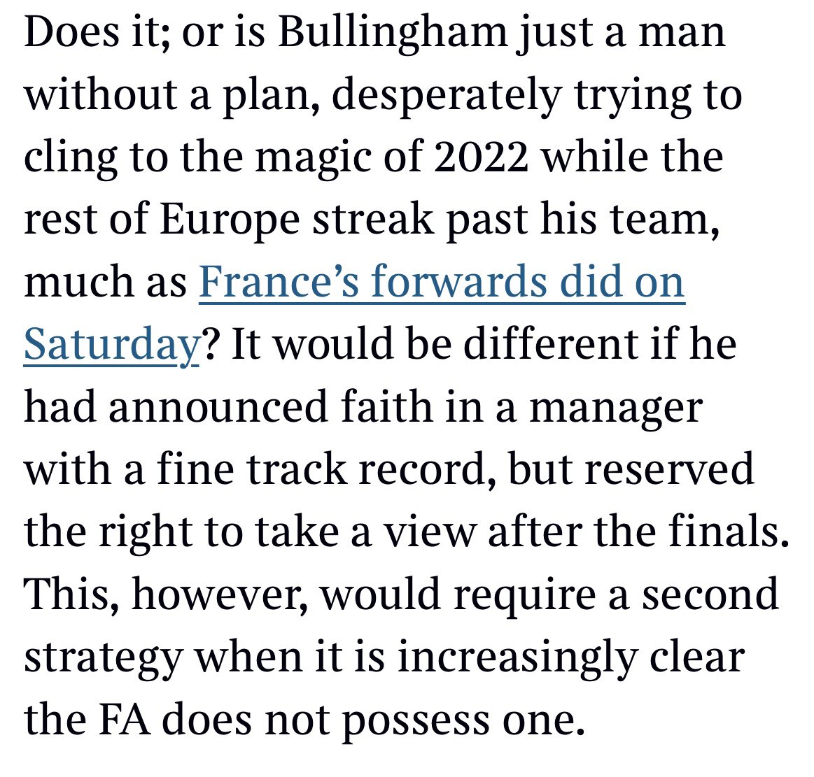 simonhul's tweet image. Fair to say Martin Samuel of @thetimes called it incorrectly in his op-ed piece at the start of this tournament.
Congratulations Sarina and the team