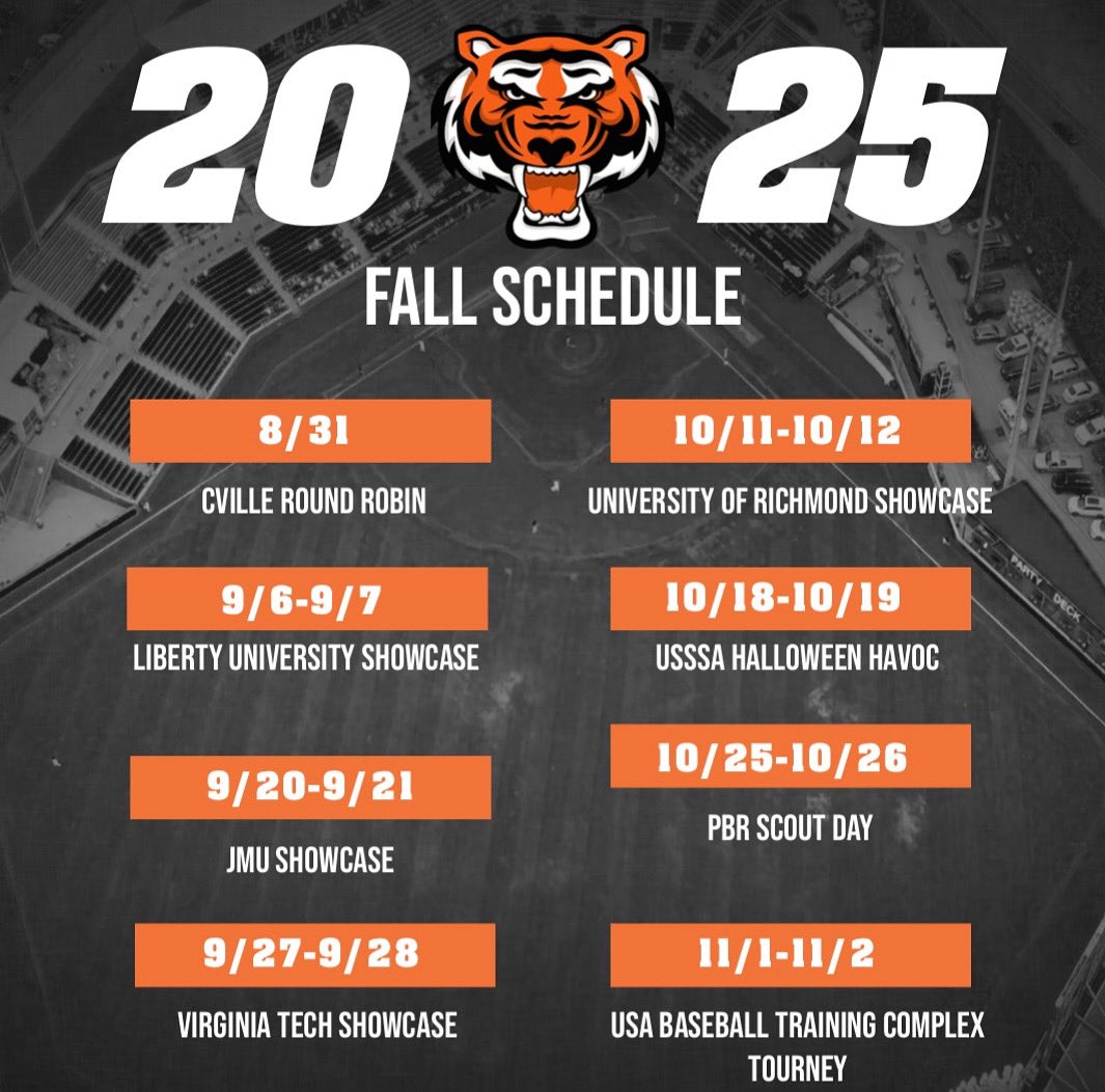 Come see our boys at these events this fall.