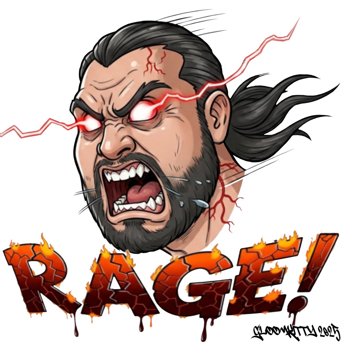 The_Gloomkitty's tweet image. 🔥 When patience runs out, ZeroEffect’s Rage Emote drops the ultimate meltdown! Perfect for those “WTF?!” moments in chat—let the fury fly and the chat rage on! ⚡️💥 

💥 Stay tuned, for new art 💥
🔗 twitch.tv/gloomkitty1

#TwitchEmotes #Twitch #Twitchartists #EmoteDrop