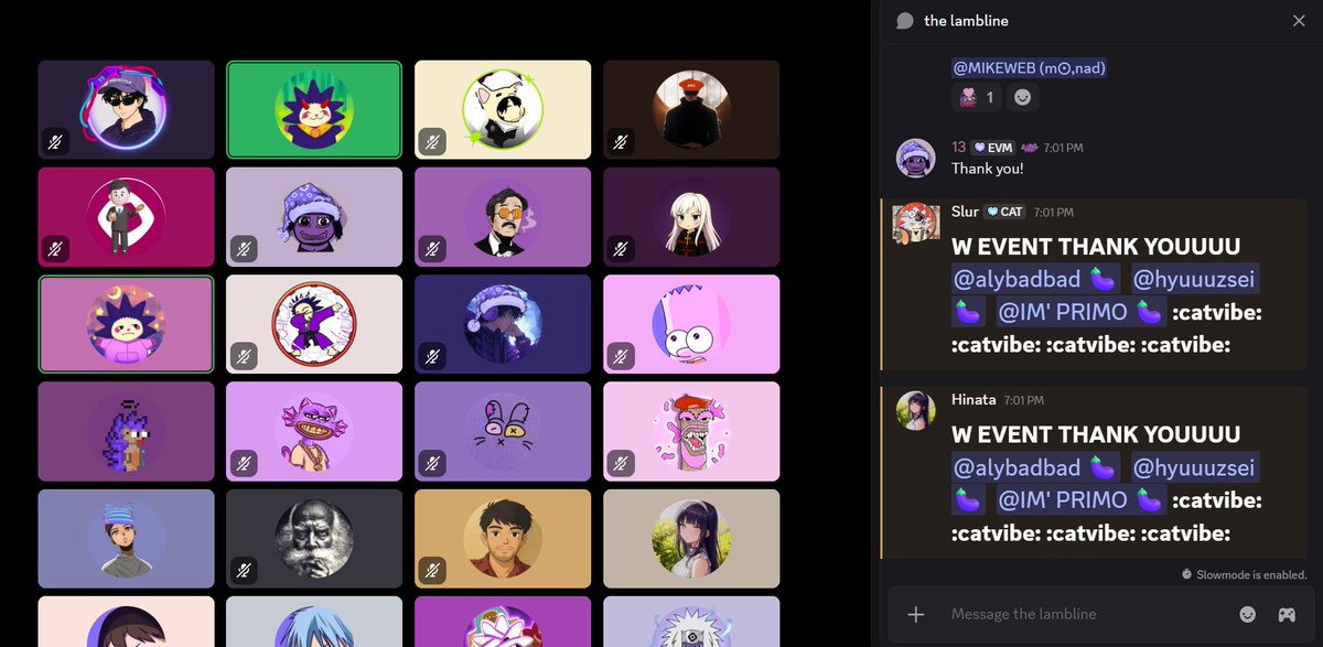 Thank you so much guys for joining this week’s event! 💜

What a long day! Busy packing for Vietnads this coming week…i need a massage 🤭

<a href="/monad/">Monad ⨀</a>