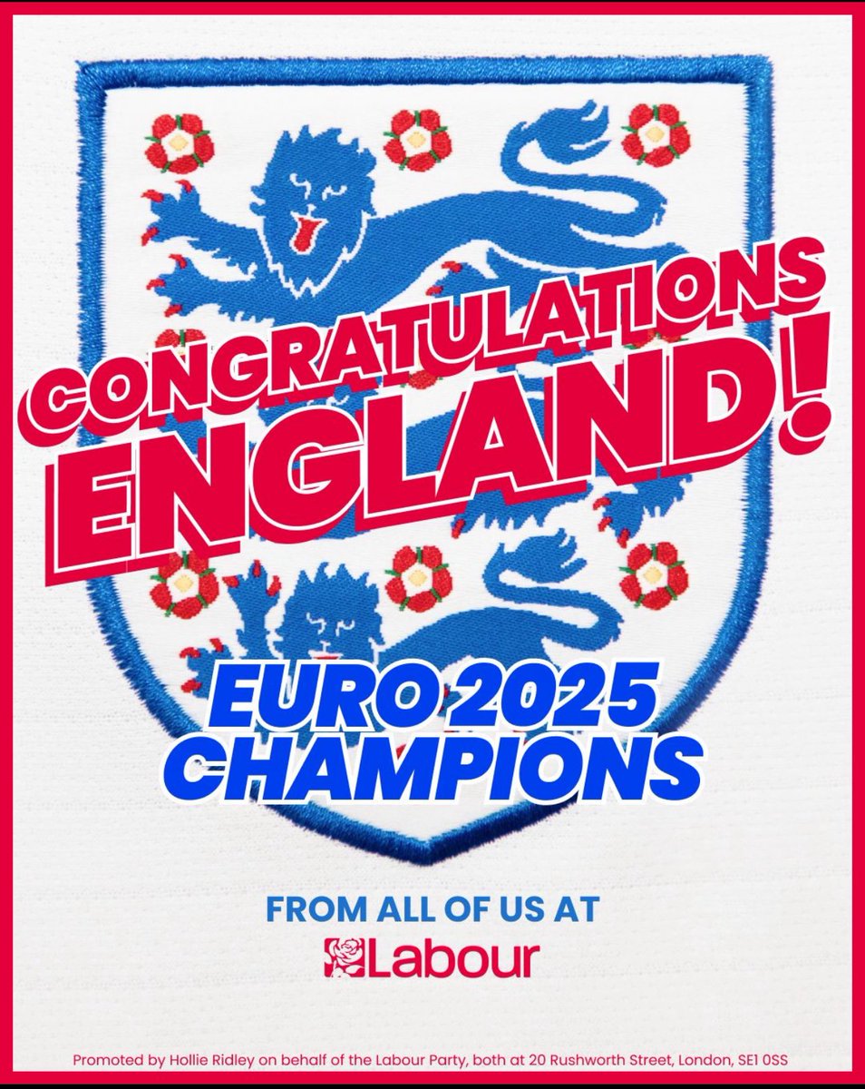 What an amazing result! Congratulations <a href="/Lionesses/">Lionesses</a>! Fantastic work! You have done the nation proud! #Euro2025