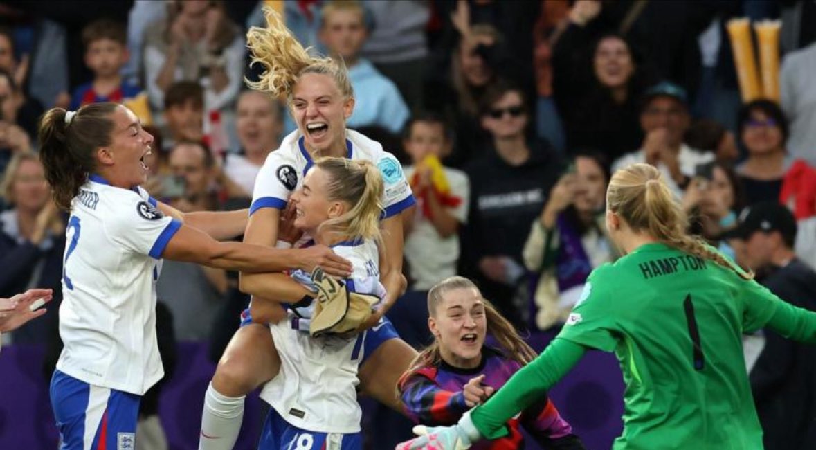 KHarveyProctor's tweet image. Congratulations to the Lionesses on their Euros win.
History made today with the Lionesses being the first English team to win a major tournament on foreign soil.
They have made us roar with national pride!