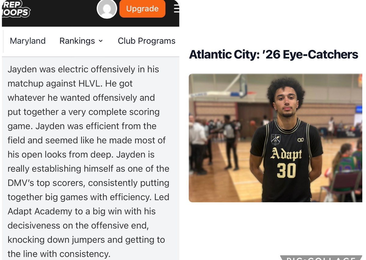 Jayden Yates (@jaydenyates11) on Twitter photo Thank you prep hoops for two great write ups talking about my play style!! #3 SG in Maryland!! Thank you prep hoops for two great write ups talking about my play style!! #3 SG in Maryland!!