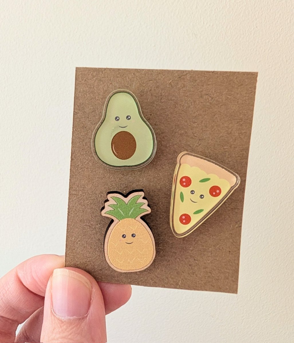 andrealem's tweet image. Cute food pin badges
Now available as a pack of 3
etsy.com/uk/listing/434…
#shopindie #cutefood #accessories #sundayvibes