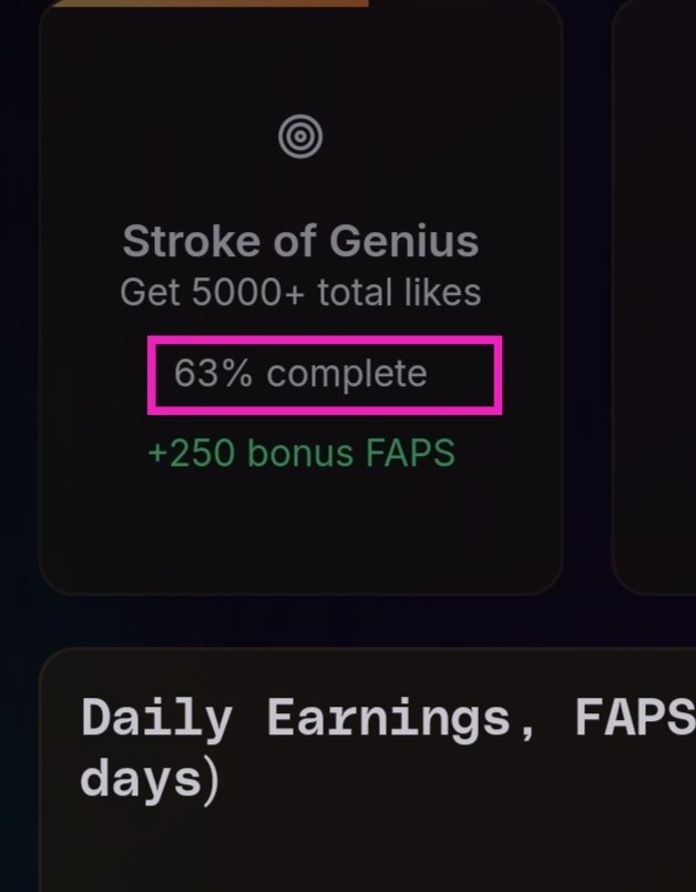 Sikdermahmud79's tweet image. Stroke Of Genius in progress…
63% done with my 5000 original Like challenge...
250 bonus FAPS loading soon 🫡
Can I do it Friends..???
#FAPS
Shadowban or not, I’m not stopping.
Consistency > everything.
@FractionAI_xyz