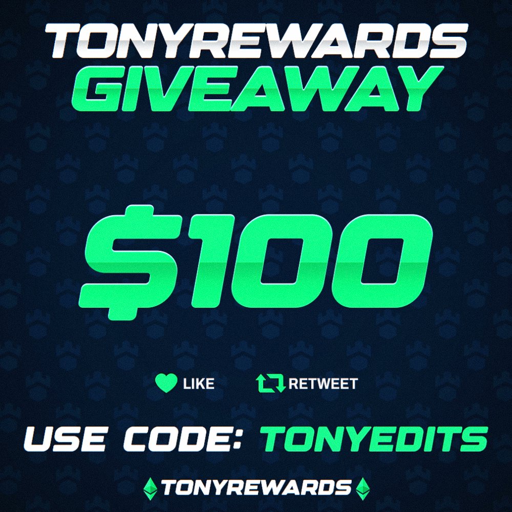 TonyRewards's tweet image. $100 Gamdom Giveaway
➡️Like RT & follow @TonyRewards
➡️Have a gamdom account under code: tonyedits
➡️Subscribe & Leave a Like on Todays video! (show proof)
youtu.be/plsrjfhltDU
Rolling sometime next week