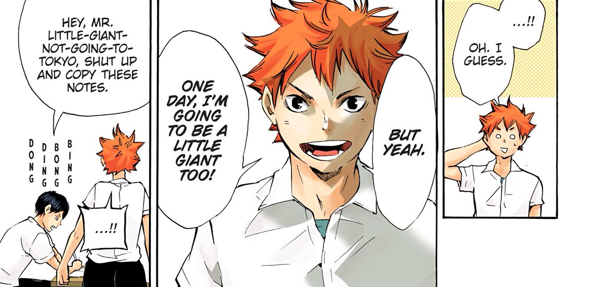 ranroxyrox's tweet image. tobio didn't care about what shoyo is yapping about at all ๐คฃ he's staying on business lol