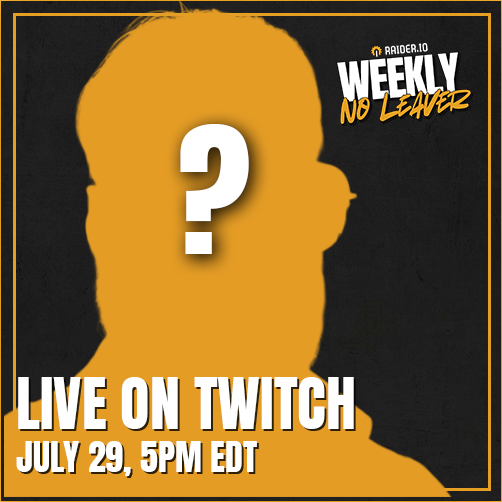 RaiderIO_WoW's tweet image. Our next guest is a true Fel-orida man ;)
We can't wait to blast a key with him on Tuesday!
Tune into the offical livestream:
๐ด twitch.tv/raiderio_wow