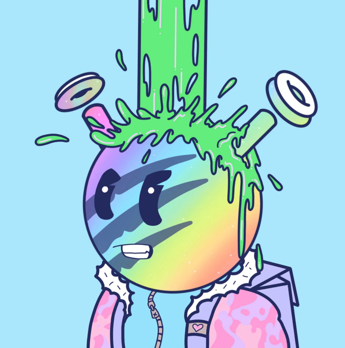 DrLubie's tweet image. Feeling extra quirky today π« Just wanted to shout out the @QuirkiesNFT fam β still one of the most creative, colorful, and positive corners of Web3. Grateful to be part of this wild, weird journey #Quirkies #NFTCommunity