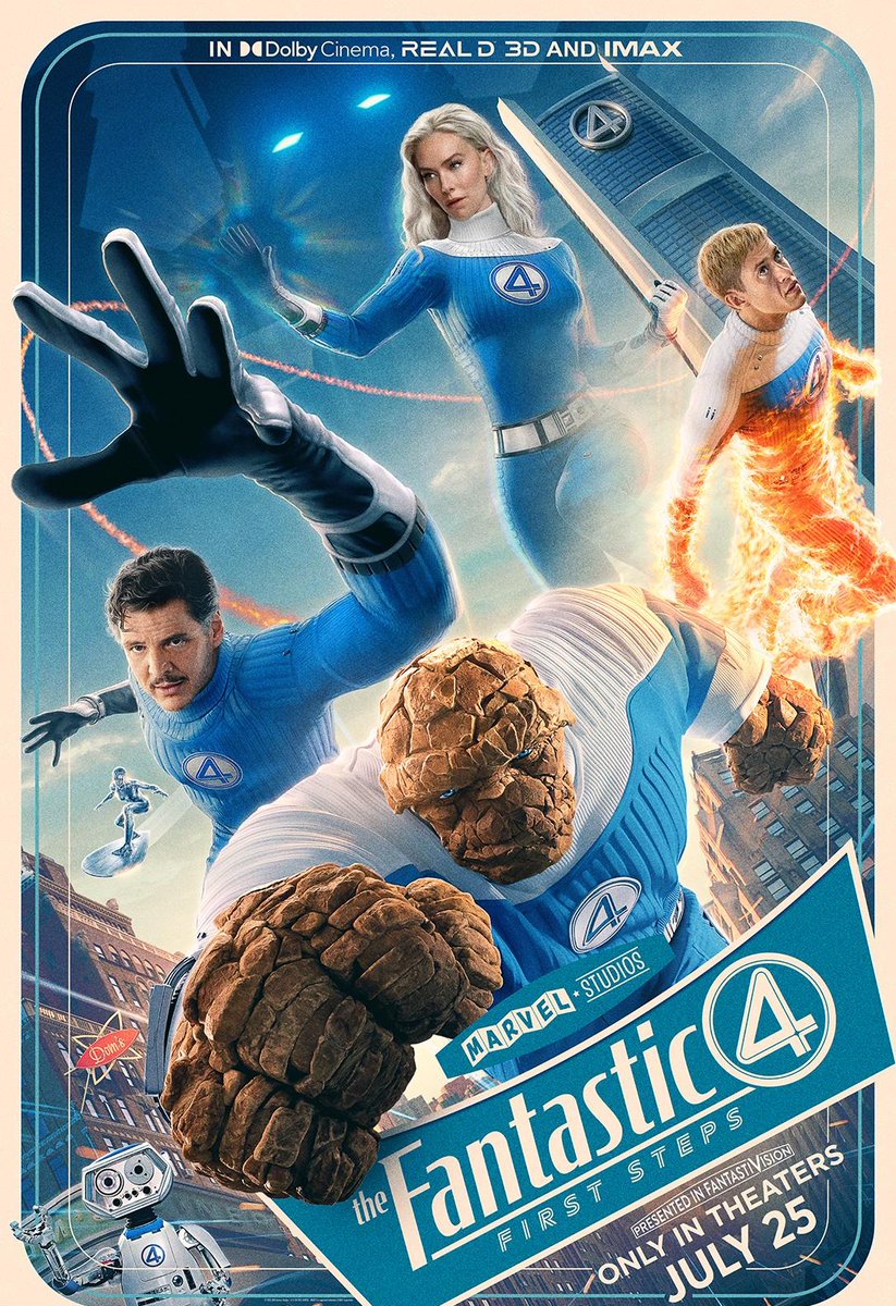 macs1227's tweet image. Podemos hablar del gran Soundtrack que compuso el Maestro Michael Giacchino para #FantasticFour First Steps ?
Un tema con personalidad que evoca a la versión más heroica de los personajes , una joya 💙🚬🤌🏻 gracias .