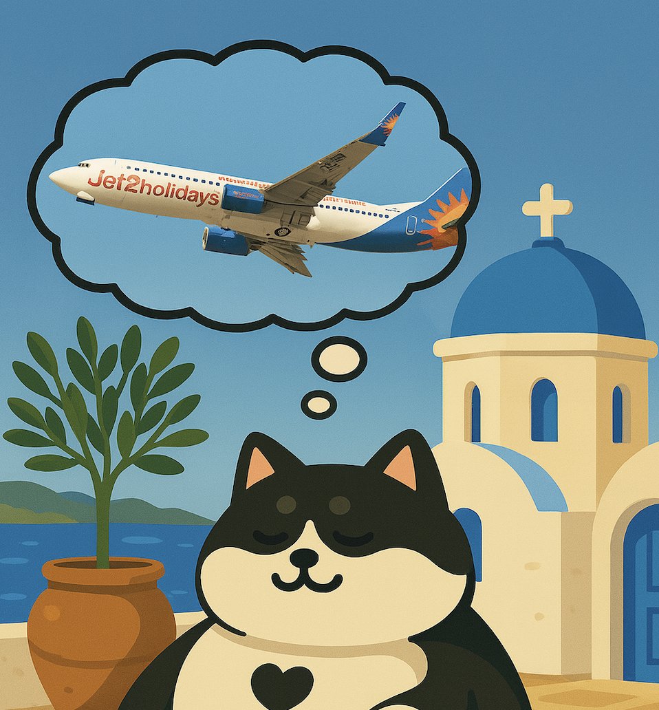 chonkusofficial's tweet image. I’m not used to the fame yet. Need a jet2 holiday