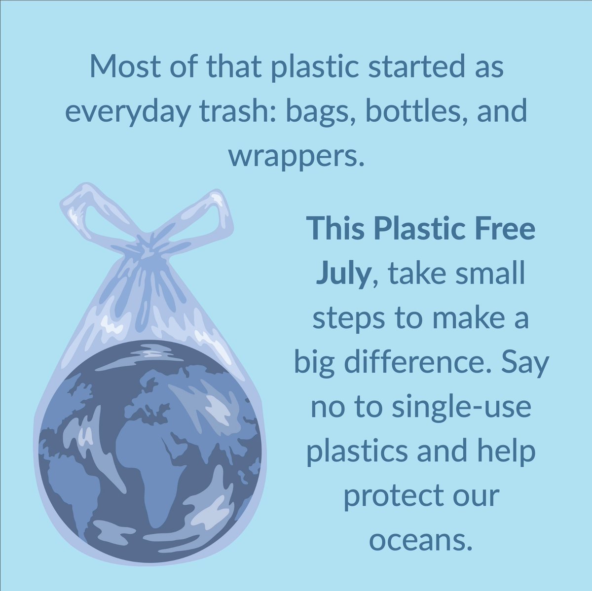 Dream_in_Green's tweet photo. There’s a giant plastic patch floating in the Pacific Ocean. Let’s not make it bigger. 🌊♻️
Join us this Plastic Free July and say no to single-use plastics.
#PlasticFreeJuly #ProtetctOurOceans #GreatPacificGarbagePatch #OceanLove #PlasticFree https://t.co/Rqt3gS8RpB