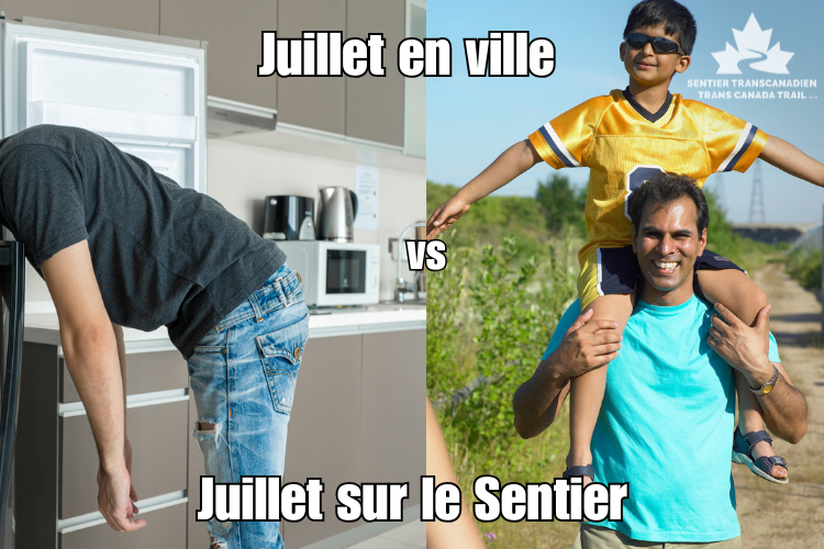 Sentier Transcanadien 🇨🇦 (@sentiertc) on Twitter photo Choisis ton camp :
☀️ En train de fondre dans ton appart
🌳 En mode fraîcheur sous les arbres
Évite la canicule, pars sur le <a href="/SentierTC/">Sentier Transcanadien 🇨🇦</a>.
#SentierTranscanadien #Juillet #Thérapie #Humour Choisis ton camp :
☀️ En train de fondre dans ton appart
🌳 En mode fraîcheur sous les arbres
Évite la canicule, pars sur le <a href="/SentierTC/">Sentier Transcanadien 🇨🇦</a>.
#SentierTranscanadien #Juillet #Thérapie #Humour