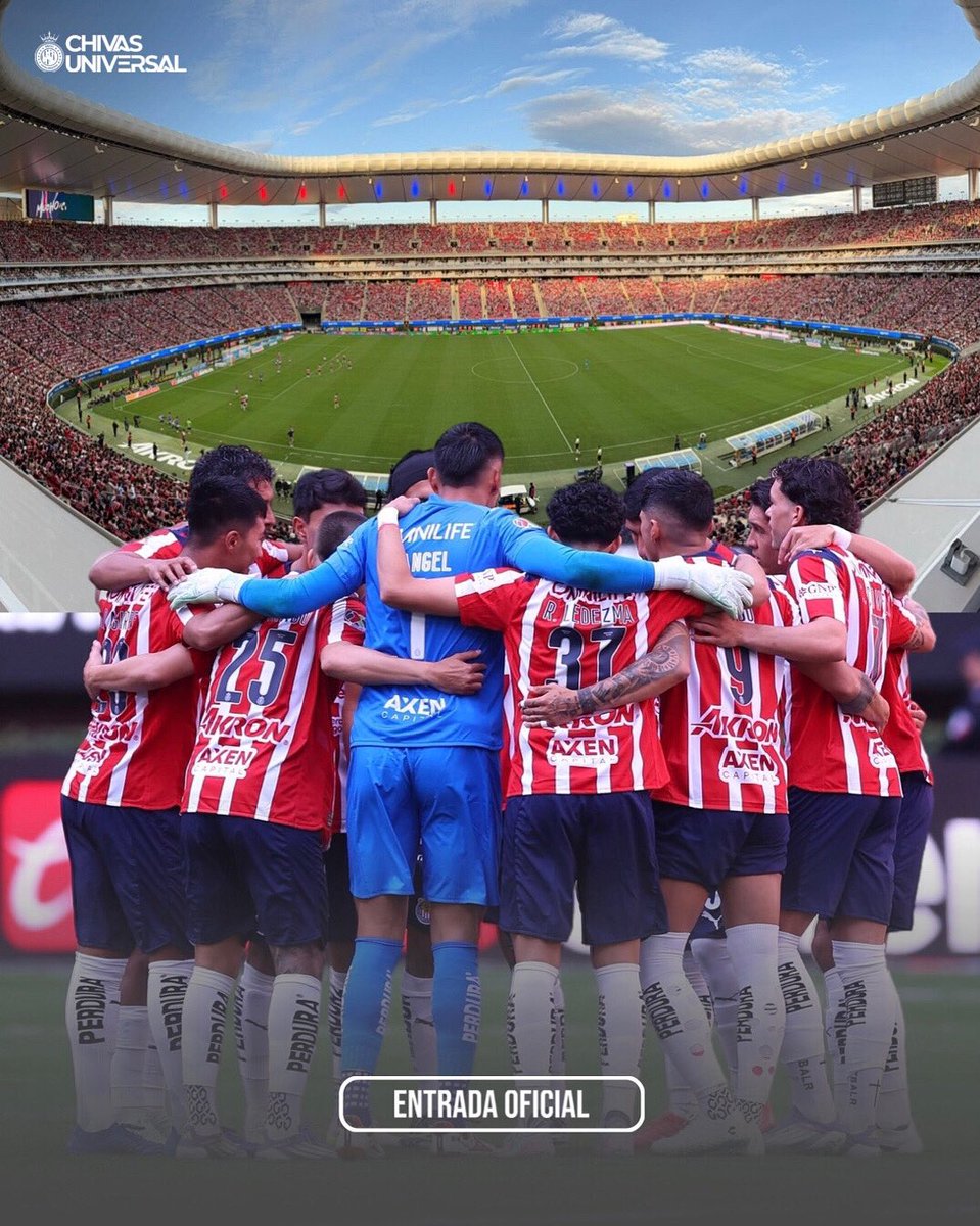 ChivasUniverse's tweet image. 🚨👤: #𝐄𝐍𝐓𝐑𝐀𝐃𝐀 | El debut de Chivas en este Apertura 2025 como local contó con la presencia de 38,832 rojiblancos presentes en el Estadio Akron para ver a su equipo lograr sus primeros 3 puntos del torneo ante el Atlético de San Luis.
🗞️ @huerta_cesar🥇