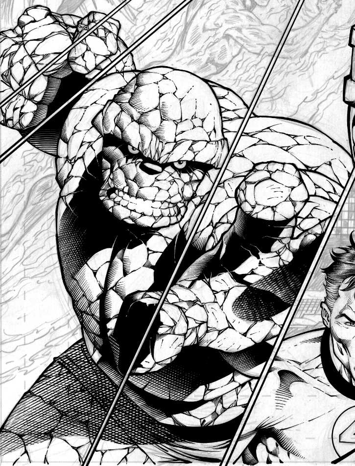 TG_inks's tweet image. It's almost there. 😎
Pencil: @AllanGoldman3
Digital ink: Me 😊
#ink #FantasticFour #comics #ClipStudioPaint #huion