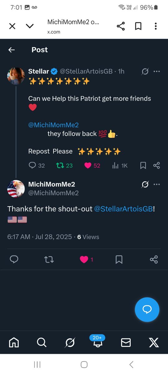 Let's help <a href="/StellarArtoisGB/">Stellar</a> get 
<a href="/MichiMomMe2/">MichiMomMe2</a> some more friends