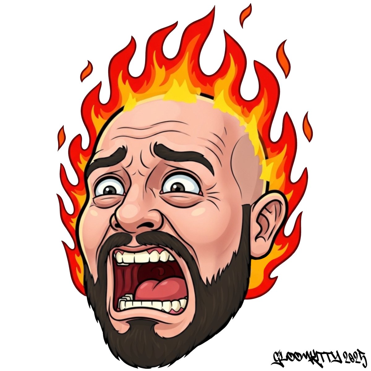 The_Gloomkitty's tweet image. 🔥 HOT HEAD UNLOCKED.
When the temper flares and the screen’s about to catch fire—Zero’s Hot Head emote brings the heat. Rage, roast, repeat. Handle with oven mitts.

💥 Stay tuned, for new art 💥
🔗 twitch.tv/gloomkitty1

#TwitchEmotes #Twitch #Twitchartists #EmoteDrop