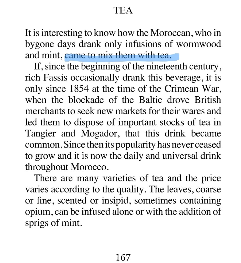 Mourabyt's tweet image. Le thé à la menthe est une boisson née au Maroc 🇲🇦 créé par les marocains, qui en découvrant les feuilles de thé, l'associent à la boisson qu'ils buvaient traditionnellement.
Il est inacceptable de voir les algériens se l'approprier.
Le thé à la menthe algerien 🇩🇿 n'existe pas!