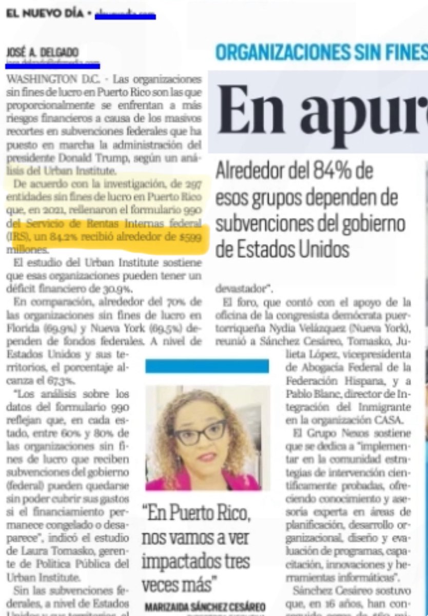 DAVILACOLON's tweet image. En PR, unas 297 NGOs reciben $600M al año en fondos federales para causas “sociales y comunitarias”. Ahora dime espejo mágico🪞cuantas son dirigidas por estadistas❓CERO. Y cuantas están dirigidas por independentistas y populares. TODAS. Y que esta haciendo el 🌴al…