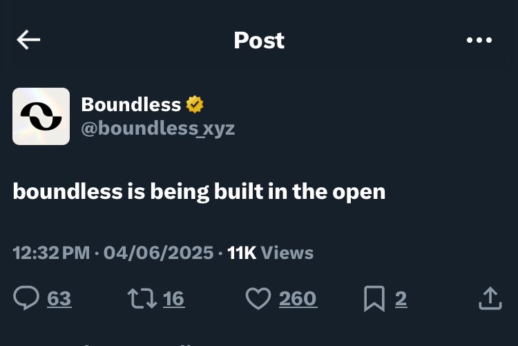thanniFX's tweet image. To be boundless you need enough space
Stay boundless folks