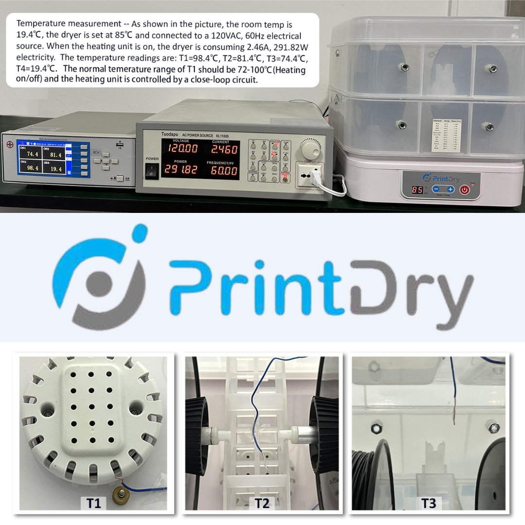 MatterHackers's tweet image. The PrintDry Pro 3 keeps filament dry for smoother, stronger 3D prints, preventing moisture issues. Print directly from the dryer for best results.
matterhackers.com/r/1eDKAN
#MatterHackers