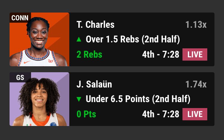 KANEPROPS's tweet image. Free under ✅
Boom has the best 2H props out of all apps !!
BOOM FANTASY ( KANEPROPS)
boomdfs.app.link/KANEPROPS