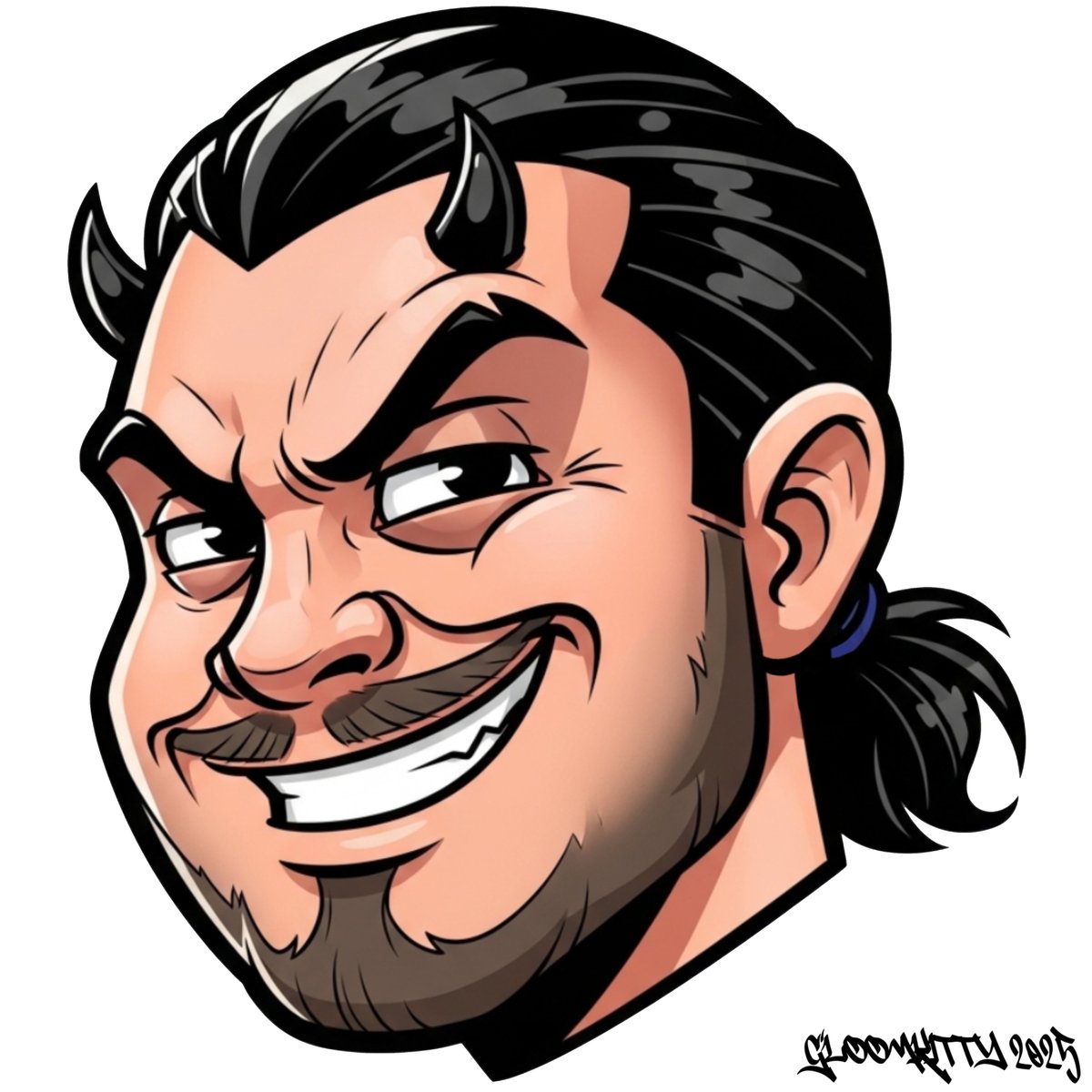 The_Gloomkitty's tweet image. 😈 Plotting. Scheming. Winning.
Zero’s Evil Grin emote is what you see right before the chaos hits. If he's smirking… you’re probably already doomed.

💥 Stay tuned, for new art 💥
🔗 twitch.tv/gloomkitty1

#TwitchEmotes #Twitch #Twitchartists #EmoteDrop