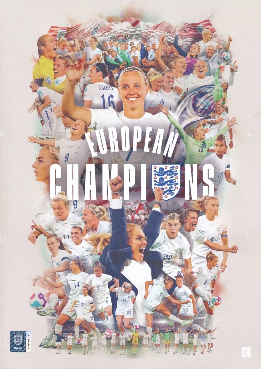 The Lionesses 🏴󠁧󠁢󠁥󠁮󠁧󠁿 are champions once again. Salute to the ladies for sticking it out and taking the win. 💪🏾