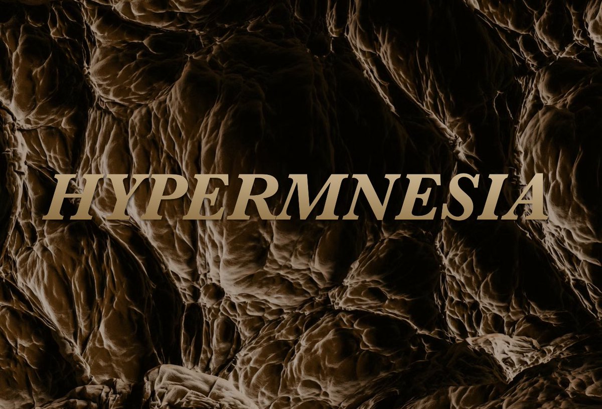 SymphUnchained's tweet image. #UnchainedSymphonies word of the day: Hypermnesia 

Tag #UnchainedSymphonies for retweets💜 

#WritingPrompts