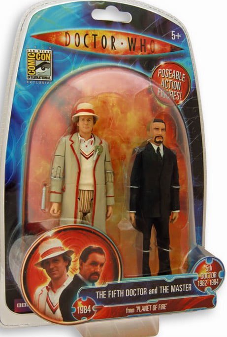DocWhoFigures's tweet image. As the 2025 SDCC draws to a close, we’re looking back 15 years on the 2010 Doctor Who SDCC action figure releases, including the only release so far of Anthony Ainley’s Master! Which of these is your favourite?