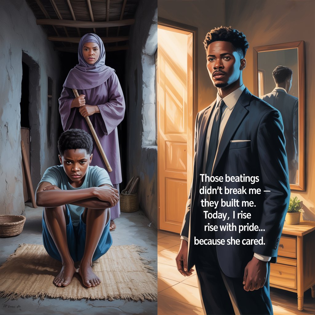 IK_Balarabe's tweet image. As a child, I often took a beating from my mother.
I was a stubborn one...
Now, I'm grateful for every one of those beatings.
They shaped me into the man I’m proud to be today.
Is it child abuse to flog your child?
