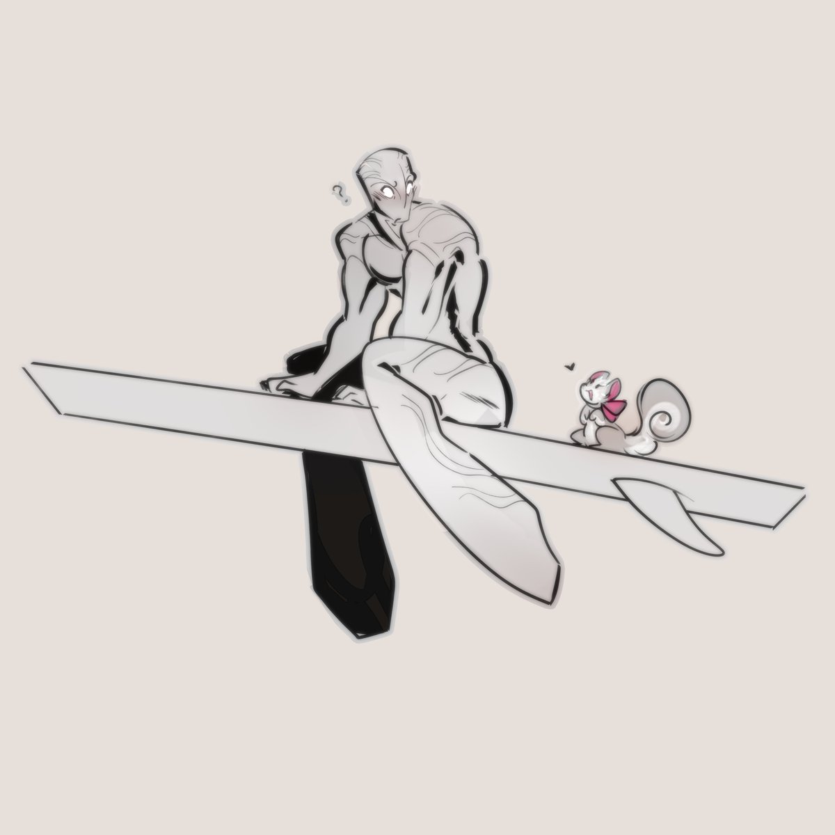Chosentragedy's tweet image. I just really love him ๐ฉถ
#Norrinradd #silversurfer #fanart