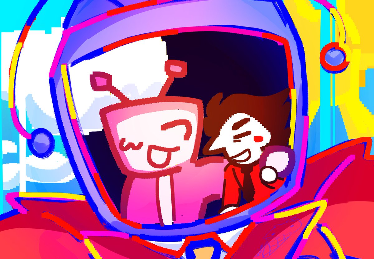 AAAknim's tweet image. &quot; Is this what you wanted? &quot;
I really like how @/rexhouse_ draws spamtenna with bright colors !! I will draw stuff like this more 

[#DELTARUNE #spamtenna]