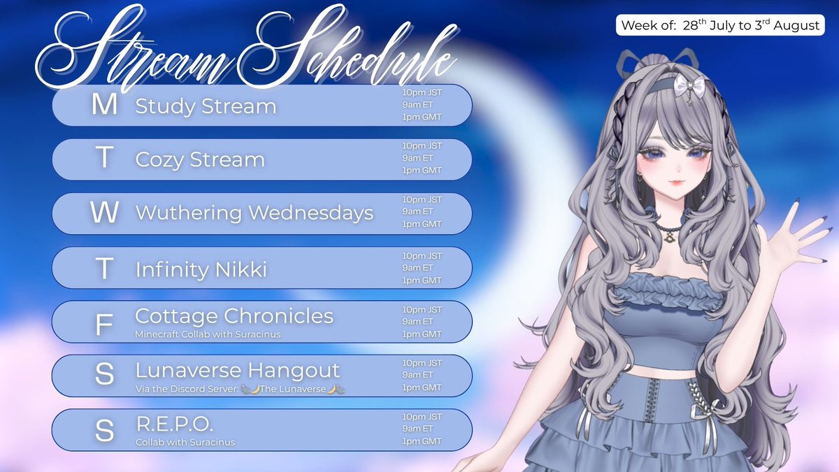 bunnymoonluna's tweet photo. 【Hashtags】
・GENERAL: #bunnymoonluna
・LIVE: #LunaisLive
・ART: #LuniqueArt
・FAN NAME: #Moonbuns
・COMMUNITY: #Lunaverse
・MEMES: #MoonMemes
・THUMBNAILS: #StarryShots
・ASSETS: #BunnyBundles
・CLIPS: #CelestialClips
Join ‘🐇🌙The Lunaverse🌙🐇’: https://t.co/cE8wgcHObk https://t.co/b0r2IFM1gY