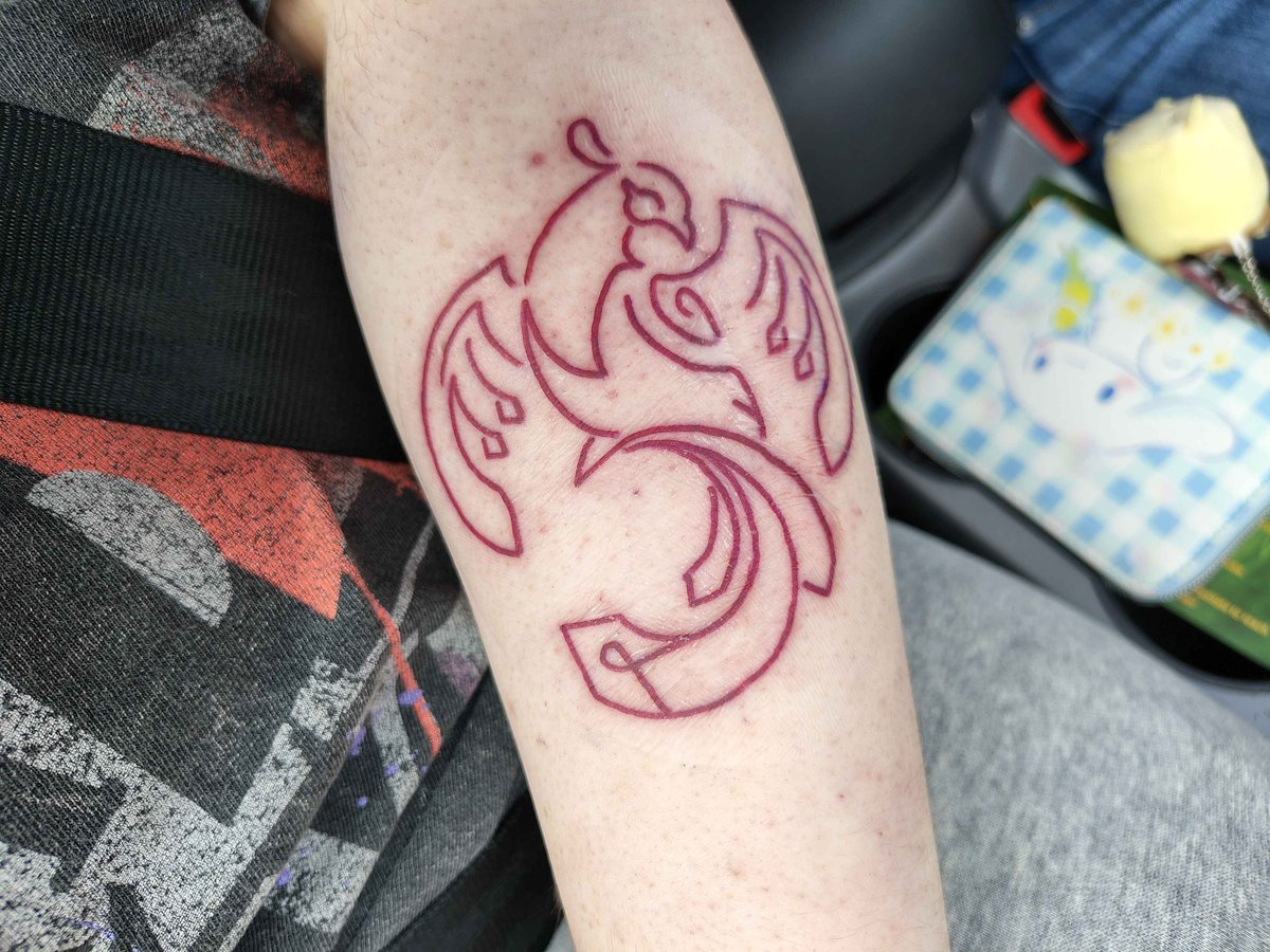 flawedideal's tweet image. i got my kaveh tattoo yesterday!!! :D