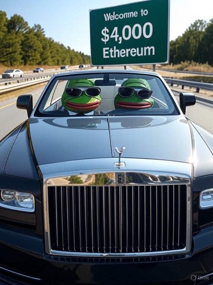 FrOHzD's tweet image. We will blow right past 4k eth
Ethereum is taking the fast lane
$PEPE is just carpooling