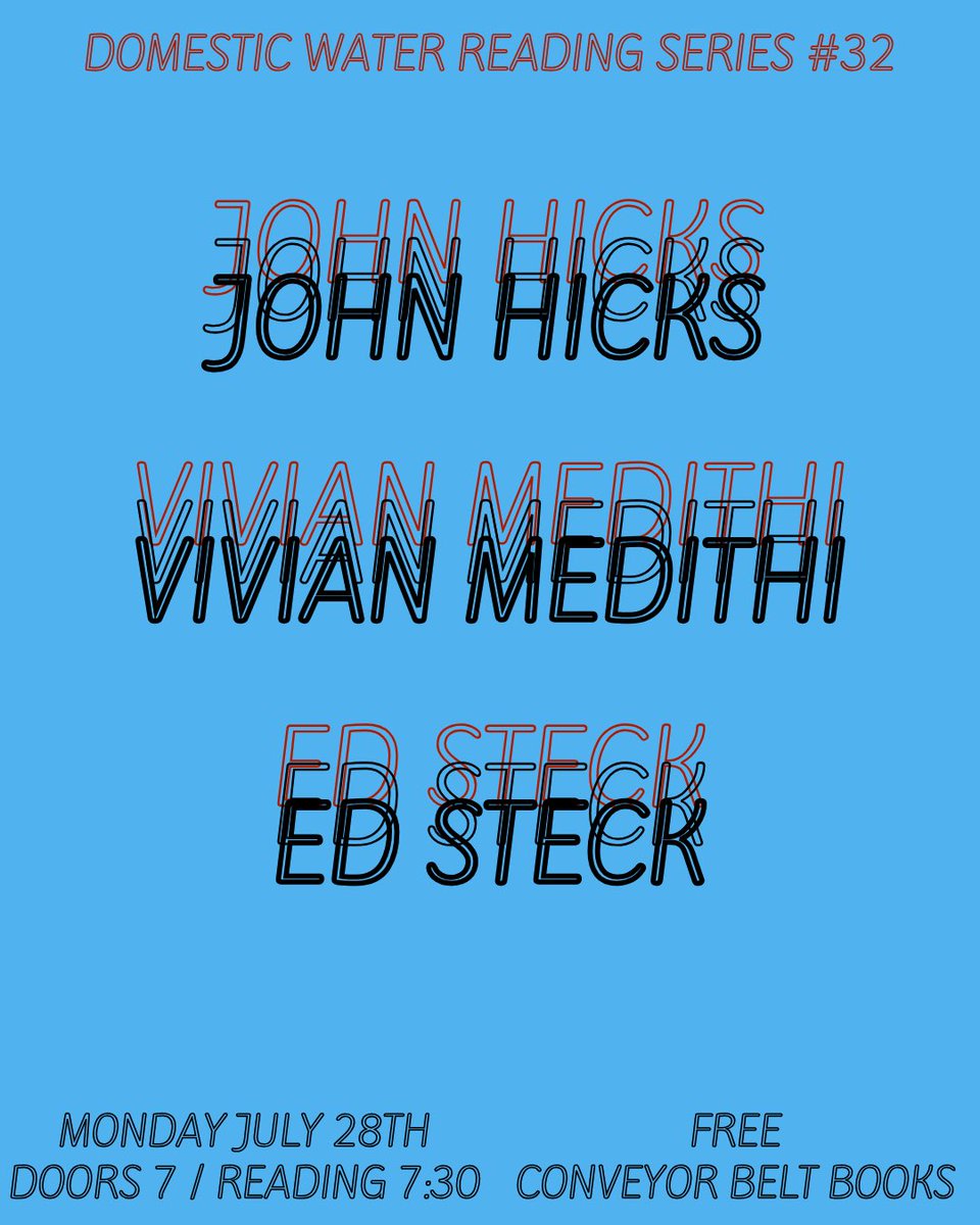 perlucidum's tweet image. reading Monday night with John Hicks & Ed Steck @ Conveyor Belt Books in Covington, KY 🤙🏾