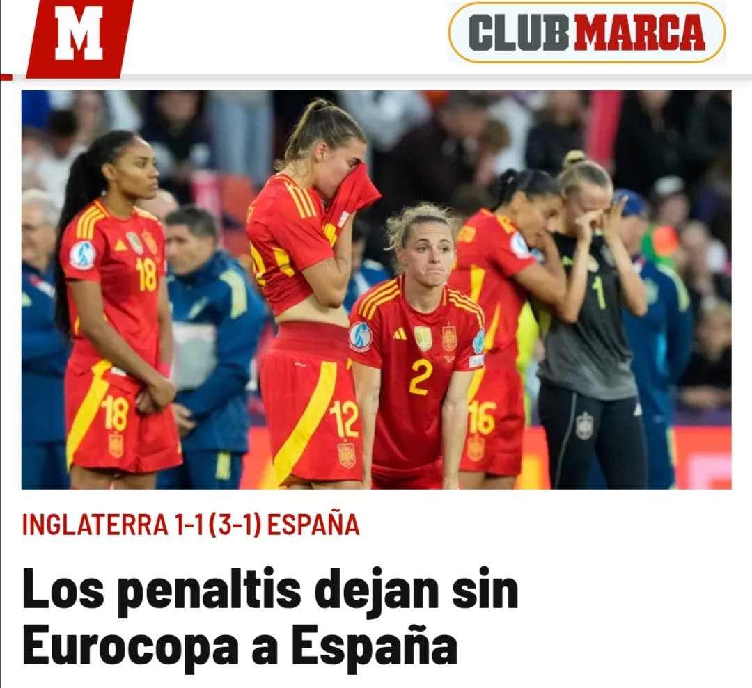Cuando ganan es el Barsa
Cuando pierden es España

Florentino maneja los medios🤷‍♂️