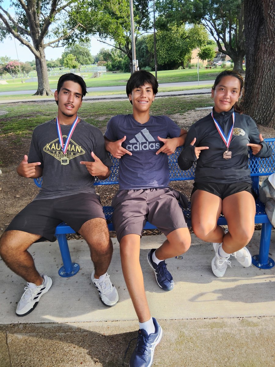 The last week of summer tournaments is a wrap.  Great job to these individuals medaling yesterday.  Late night for the ladies at the Wills Point Tournament, but worth the first-place medal.  Additionally, awesome performance for these four at the Corsicana Tournament. #Liontennis