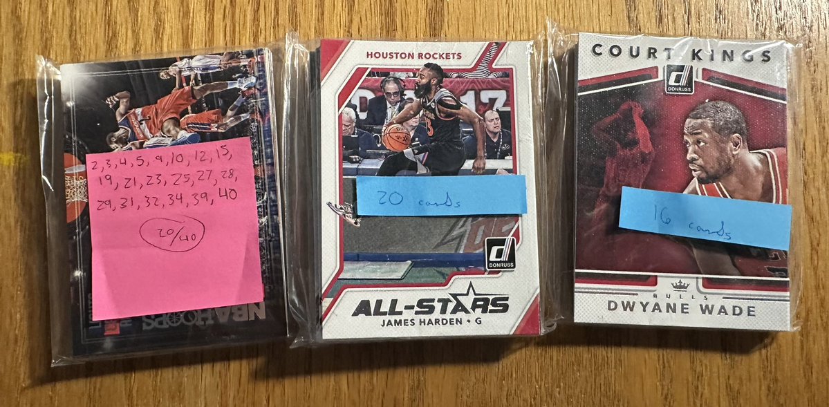 euphoriccards's tweet image. #euphoricstacksaleaugust
Basketball Insert Partial Sets
$5 each or all for $12
See pinned tweet for rules and shipping