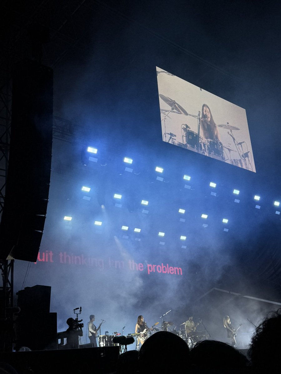 HAIM…なんて素敵な姉妹😍アラナのドラムカッコ良かった #FUJIROCK2025