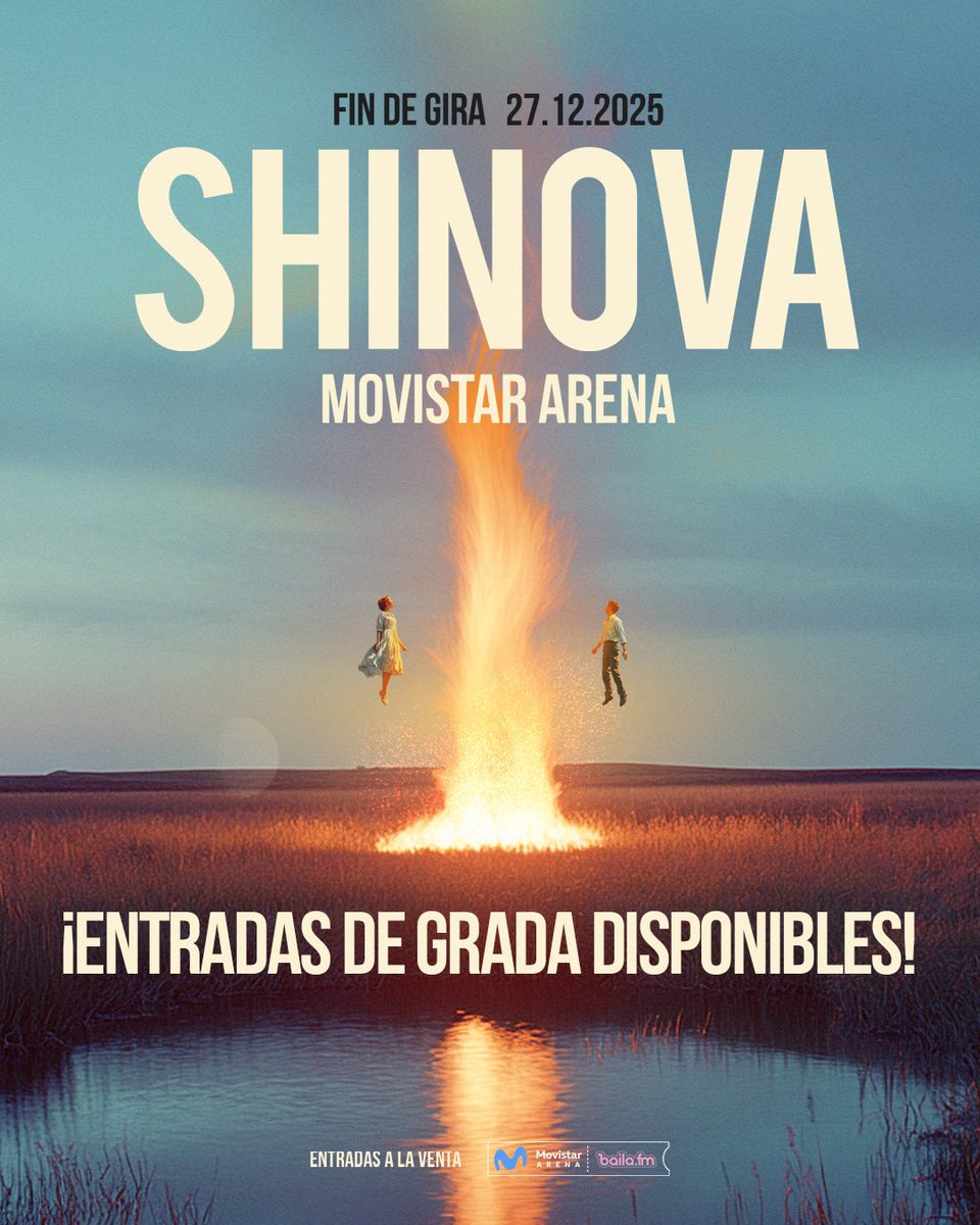 Shinova (oficial) (@shinovaoficial) on Twitter photo 💥 ACTUALIZACIÓN FECHAS 2025 💥
Presta mucha atención para ver si nos pasamos por tu ciudad 👀
Y aún quedan entradas de grada para nuestro final de gira en el <a href="/MovistarArenaEs/">Movistar Arena España</a> . Corred a por ellas. 🎟️🎟️
¿Dónde nos vemos? 👇🏻👇🏻 💥 ACTUALIZACIÓN FECHAS 2025 💥
Presta mucha atención para ver si nos pasamos por tu ciudad 👀
Y aún quedan entradas de grada para nuestro final de gira en el <a href="/MovistarArenaEs/">Movistar Arena España</a> . Corred a por ellas. 🎟️🎟️
¿Dónde nos vemos? 👇🏻👇🏻