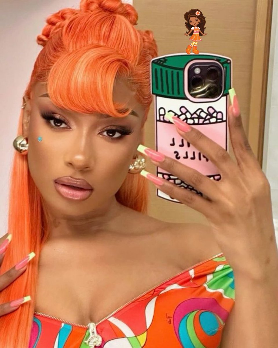 sanriohottiee's tweet image. this orange hair was the cutest🍊ᰔ
