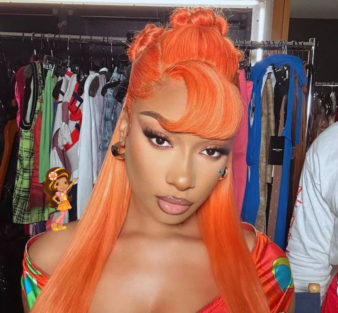 sanriohottiee's tweet image. this orange hair was the cutest🍊ᰔ