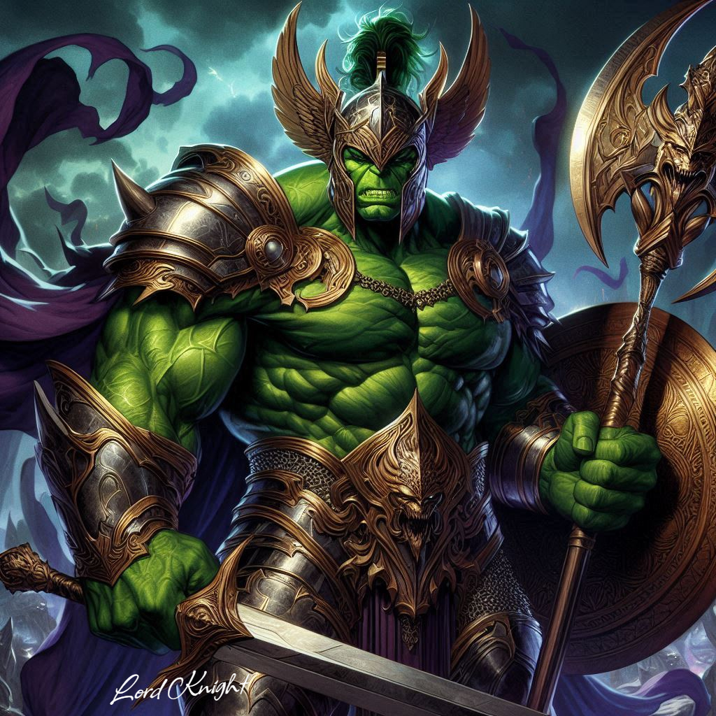 lordknight_ai's tweet image. QT your Incredible Hulk
'Hulk as a medieval knight' ⚔️
#ImageCreator #microsoftdesigner #AI #AIart #digitalart #AIcommunity #AIArtCommunity #AIArtists