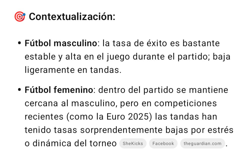 manuxd78's tweet image. Esto es para estudiarlo detenidamente. A más presión, parece que hay más probabilidad de fallar un penalty en el fútbol femenino, si entiendo bien.