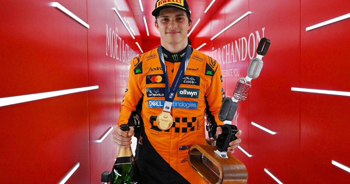 TribunaExpresso's tweet image. Fórmula 1: Oscar Piastri vence o GP Bélgica e reforça comando do Mundial tribuna.expresso.pt/formula-1/2025…
